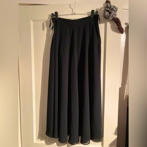 Black Liz Claiborne Midi Skirt